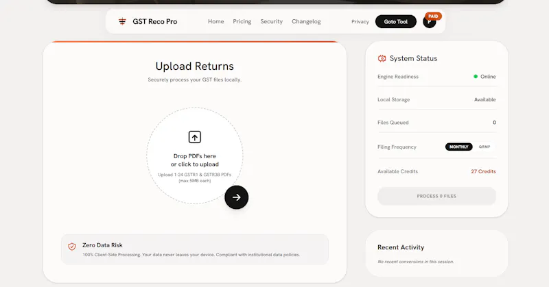 GST Reco Pro screenshot 4