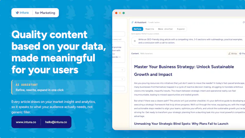 Intura (for Marketing) screenshot 3