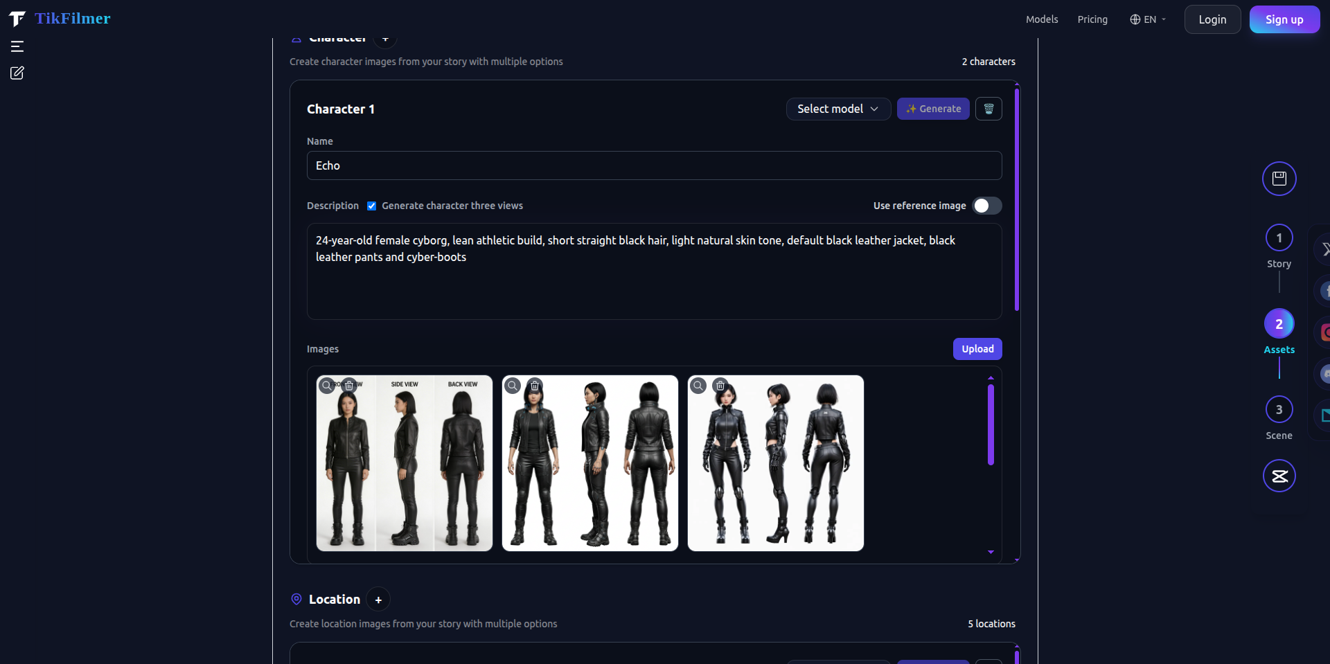 Tikfilmer.com — Create your AI movie gallery image
