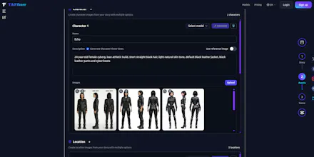 Tikfilmer.com — Create your AI movie gallery image