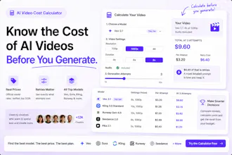 AI Video Cost Calculator gallery image