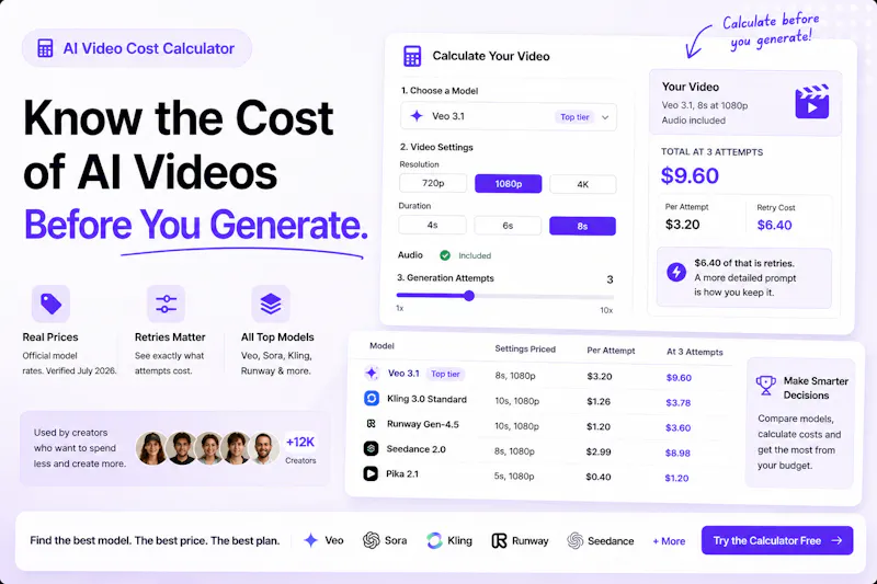 AI Video Cost Calculator screenshot 1
