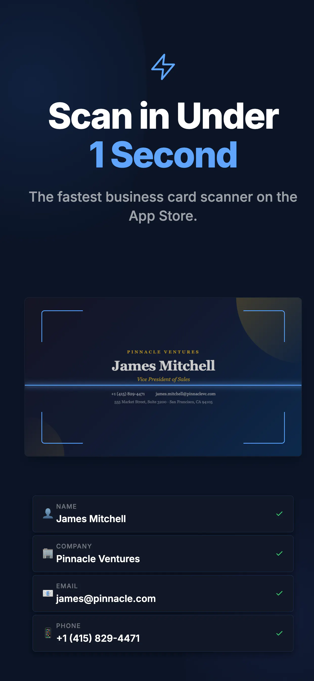 Nexio - Business Card Scanner gallery image