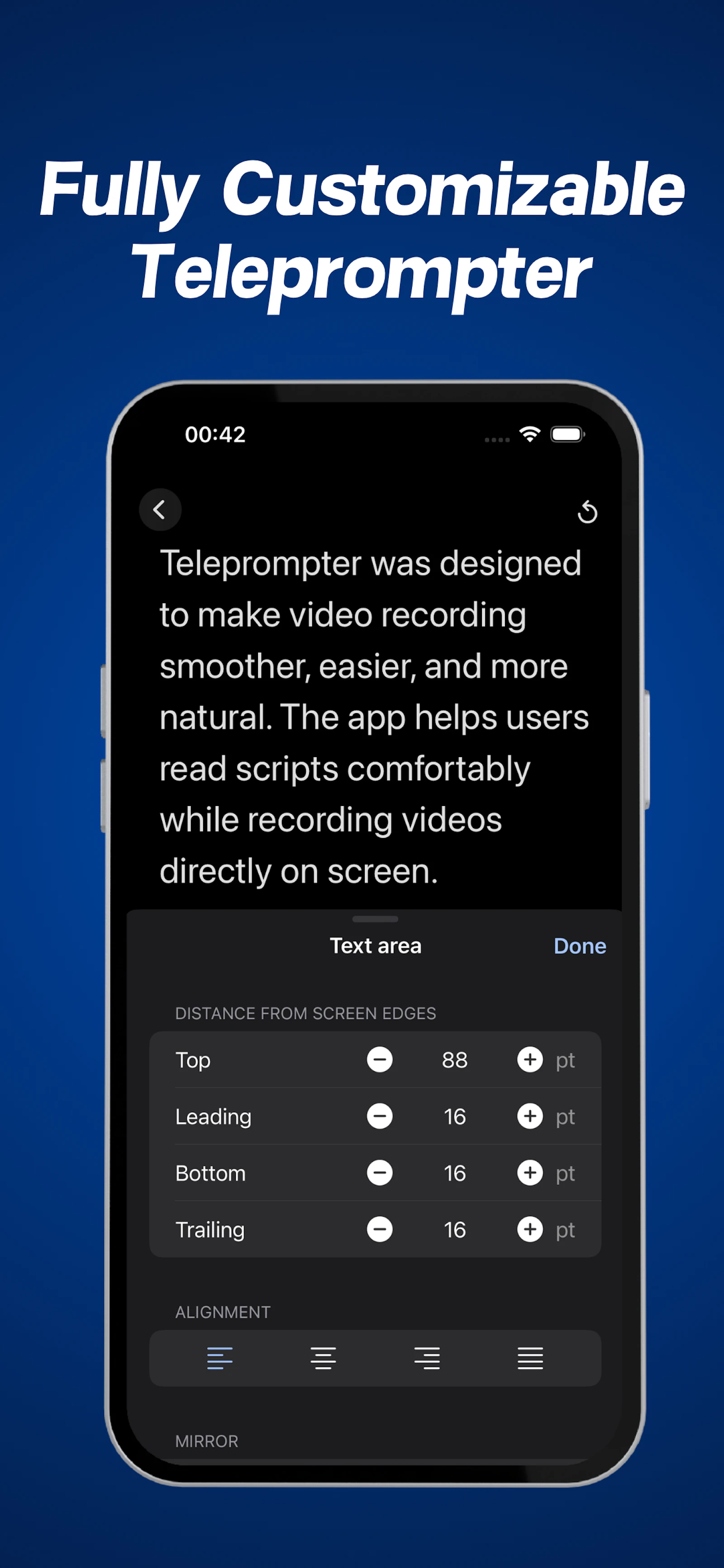 Teleprompter-Scrolling Scripts screenshot 6