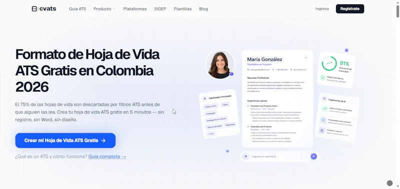 CVATS — Resume Builder en Español screenshot 1