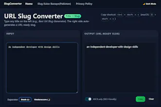 Slug Converter – Clean URL Generator gallery image