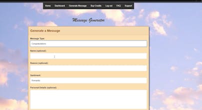What Words Occasion message writer gallery image