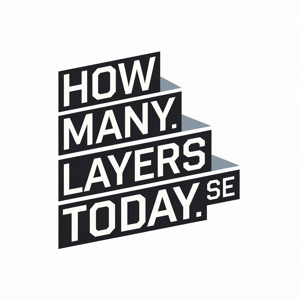 How many layers today? logo