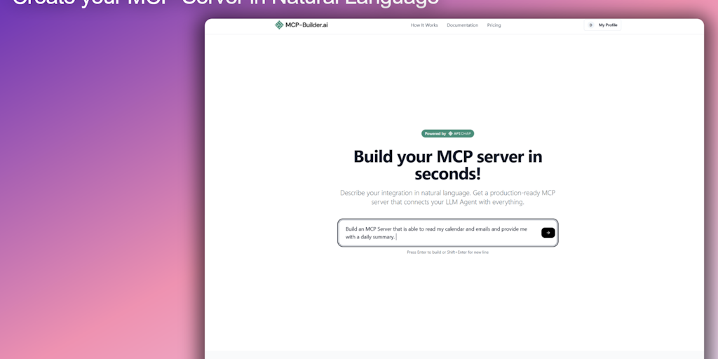 MCP-Builder.ai