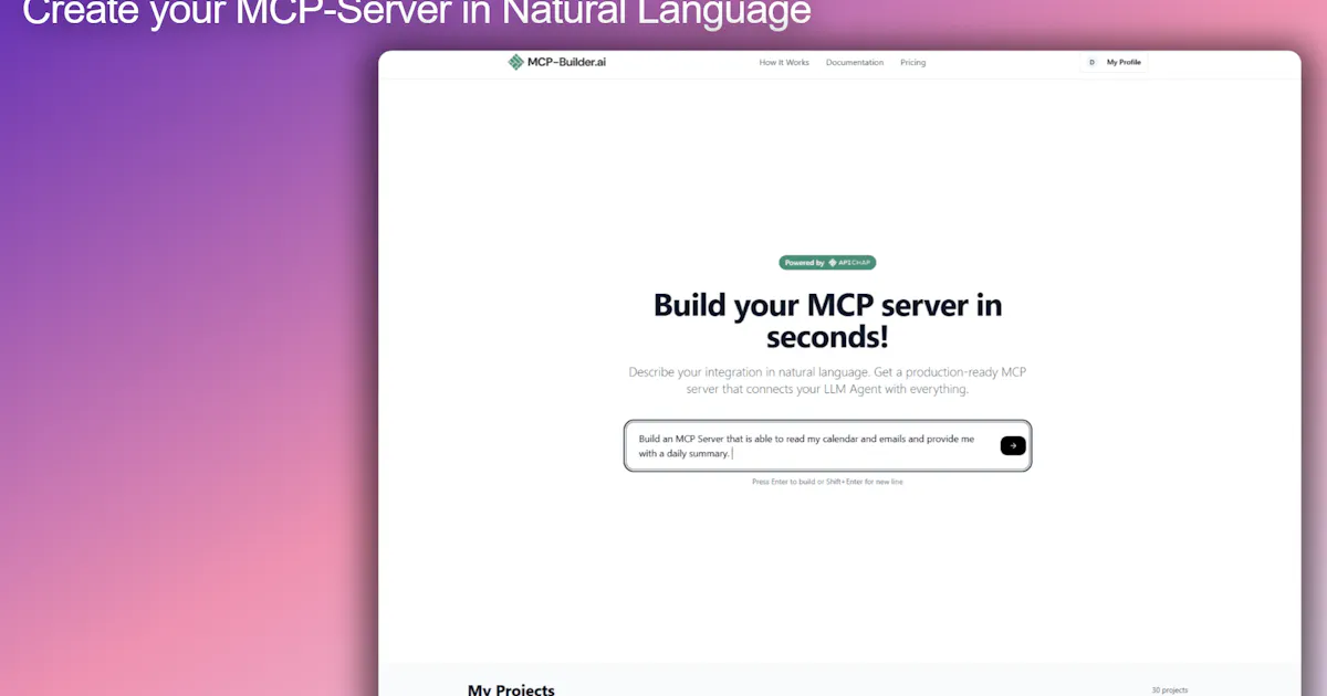 MCP-Builder.ai