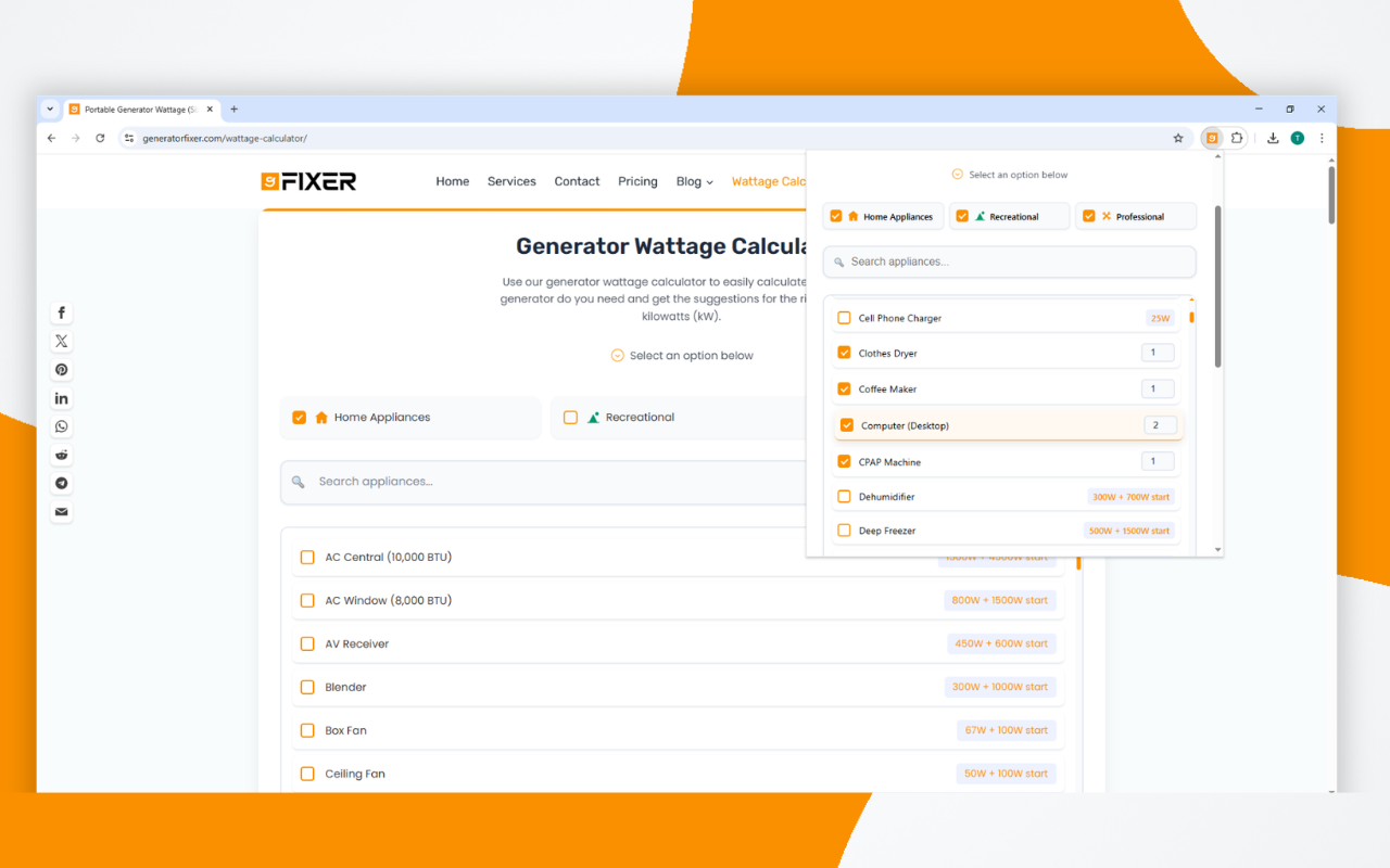 Generator Fixer - Screenshot 4 showing product features and functionality