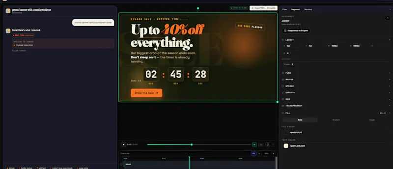 Vibe Motion AI screenshot 3