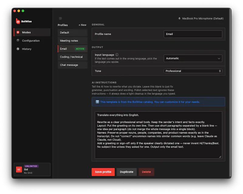BolWise screenshot 3