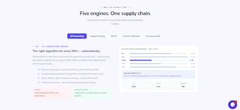 AI-powered forecasting & supply planning gallery image