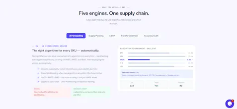 AI-powered forecasting & supply planning gallery image