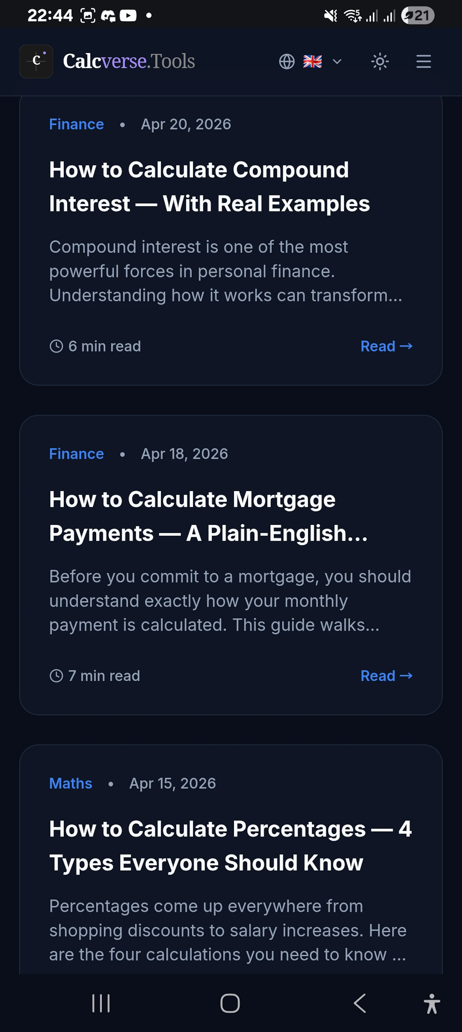 Calcverse.tools screenshot 5