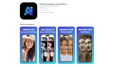 Best Free AI Photo Enhancer & Editor App gallery image