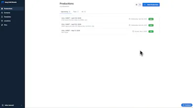Easy Call Sheets gallery image
