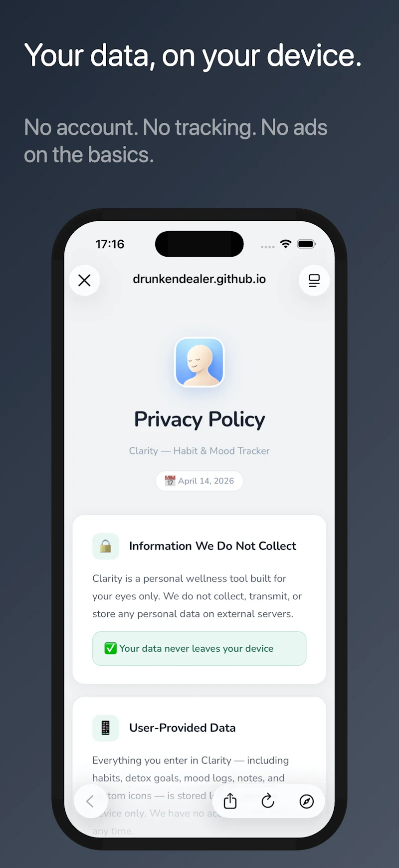 Clarity: Habit, Mood & Detox screenshot 6