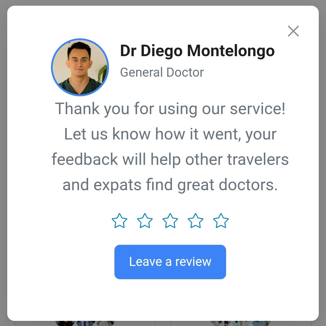 Doctor to your door within 90 minutes - Screenshot 3 showing product features and functionality