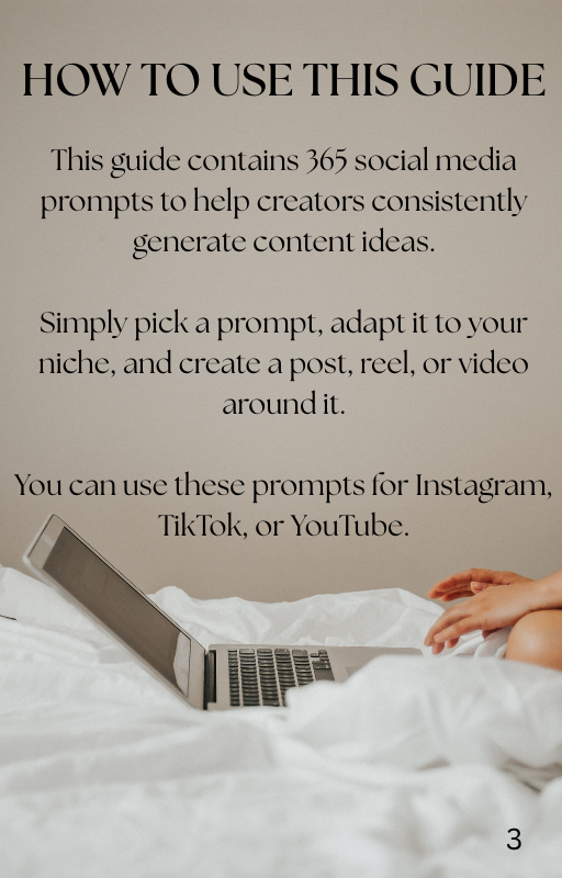 365 Social Media Content Prompts - Screenshot 4 showing product features and functionality