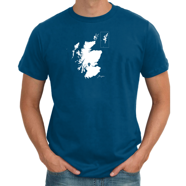 Map T-shirt - Personalised to your Location gallery image