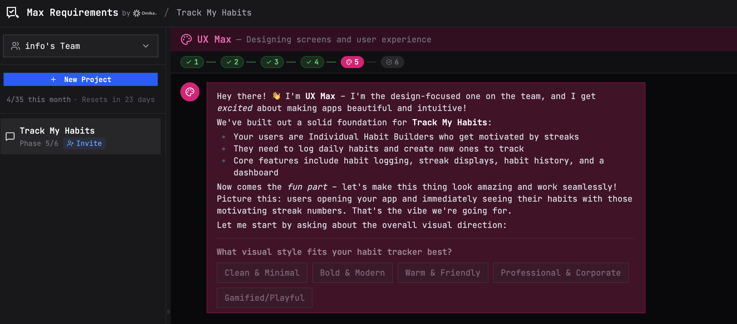 Max Requirements - by omika.ai gallery image