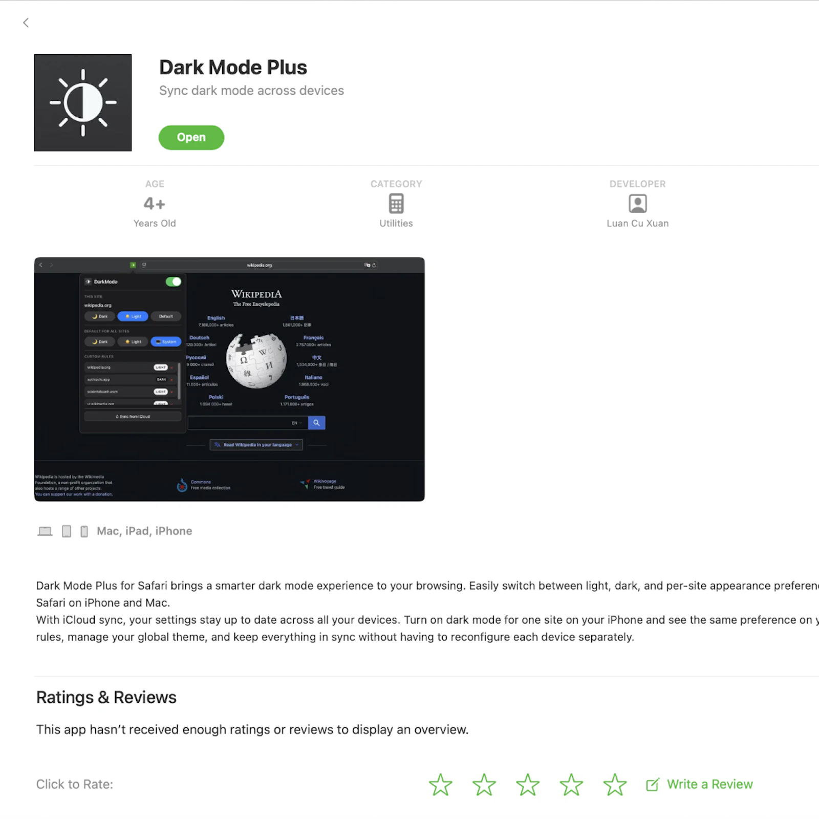Dark Mode Plus screenshot 2