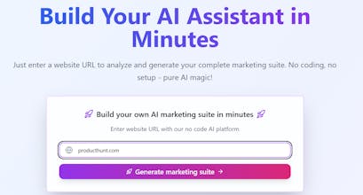 Full marketing suite in minutes gallery image