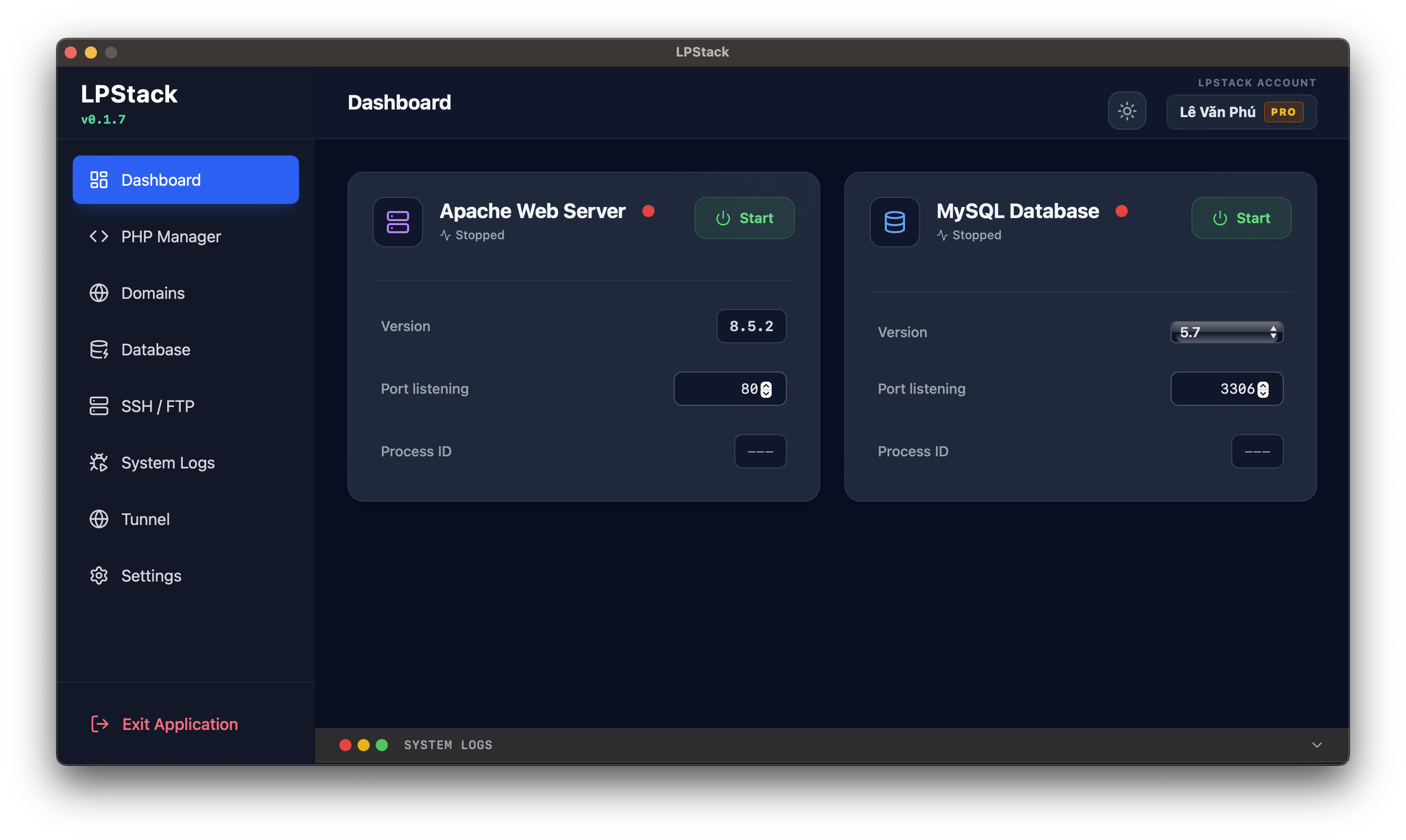 LPStack Server gallery image
