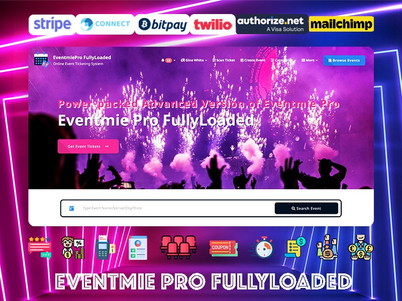 EventMie Pro volledig geladen