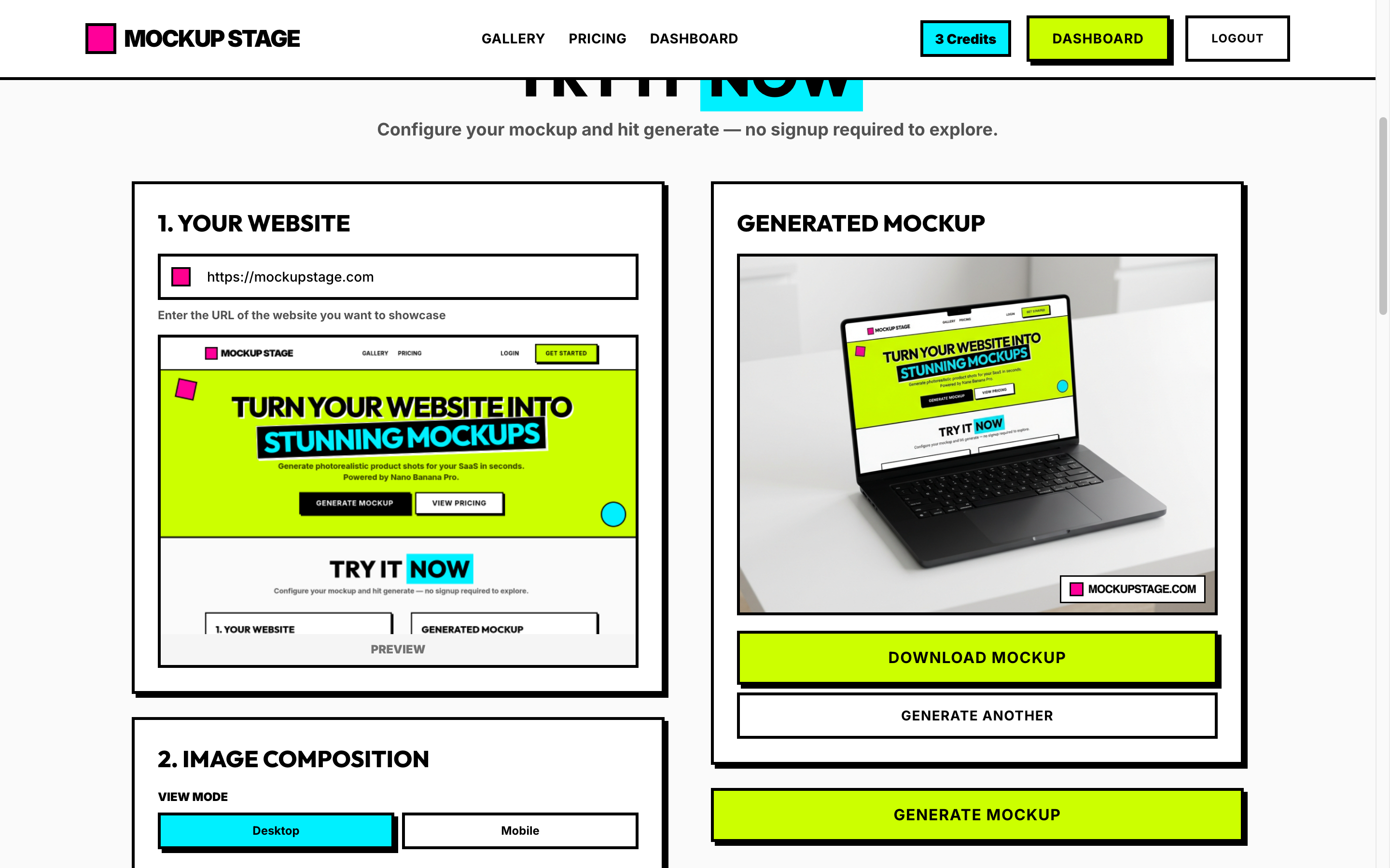 Mockup Stage gallery image