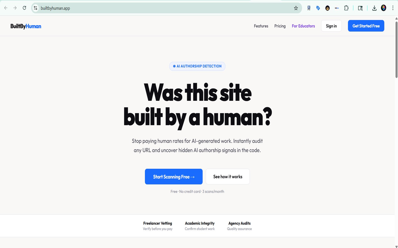 builtbyhuman.app gallery image