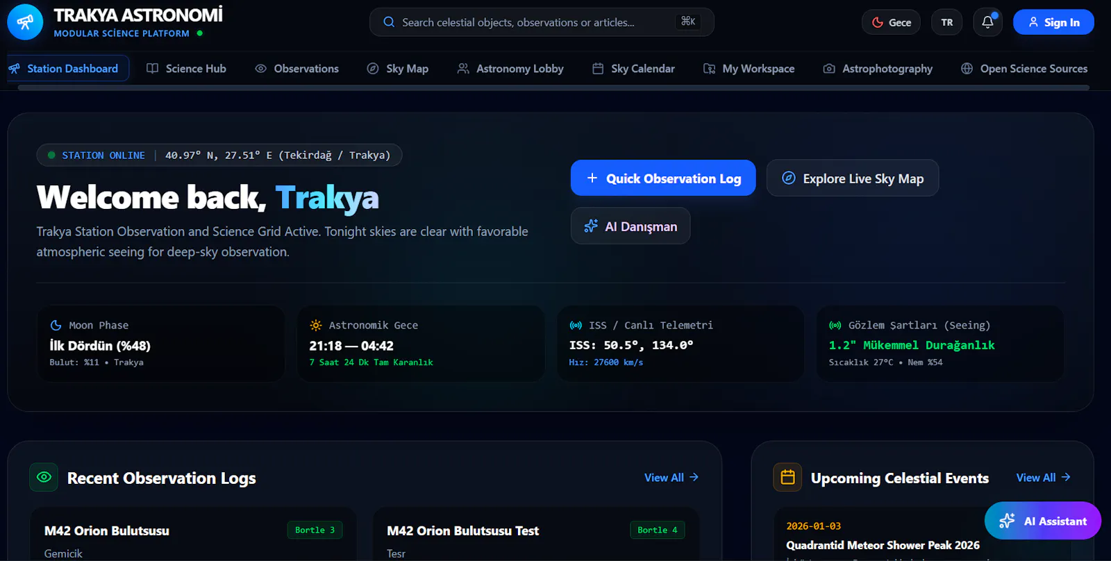 Trakya Astronomi  screenshot 1