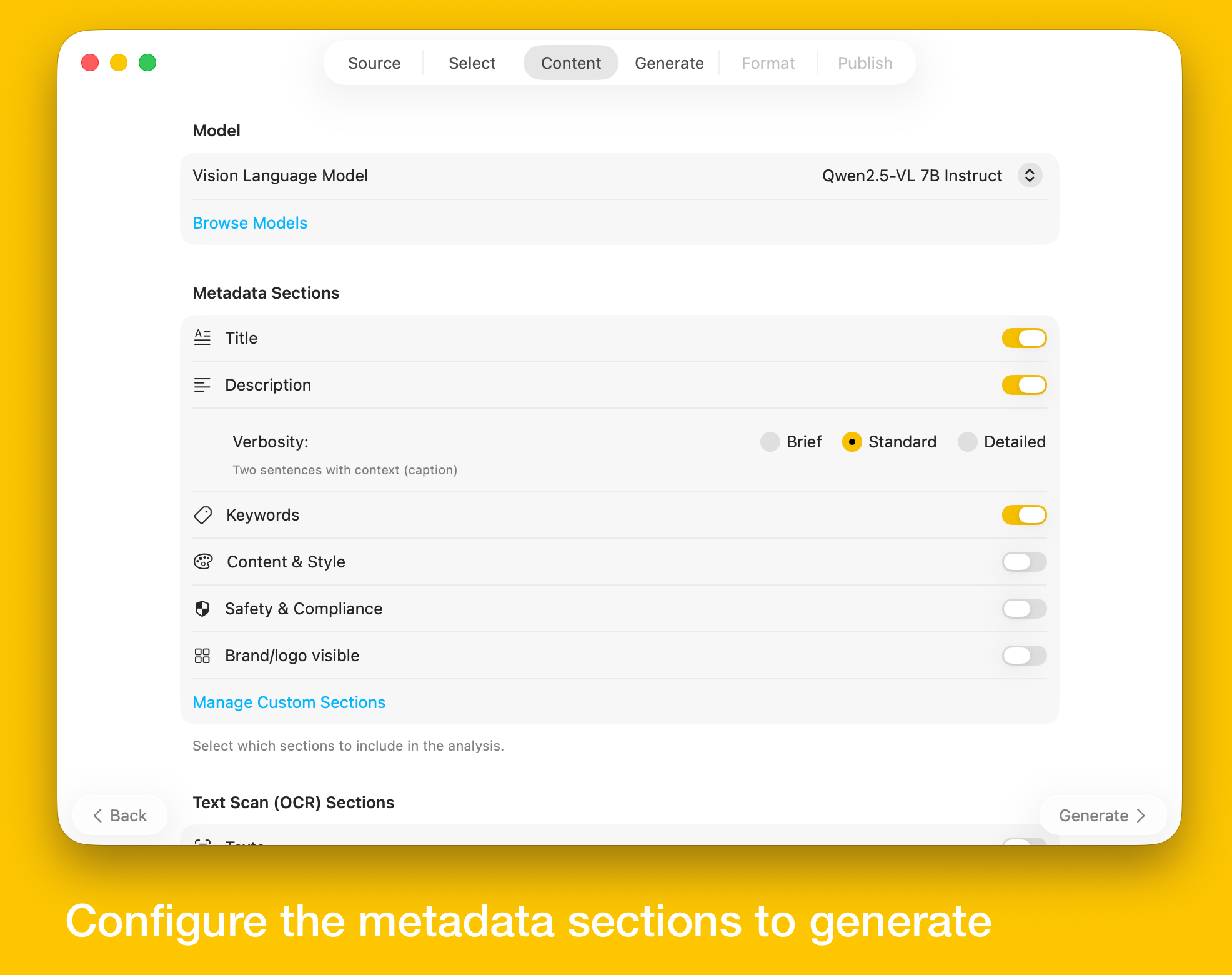 VisionTagger - Screenshot 3 showing product features and functionality