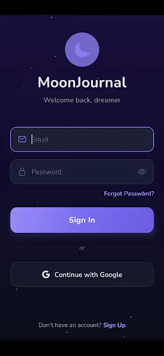 Moon Journal: Dream Tracker 제품 배너