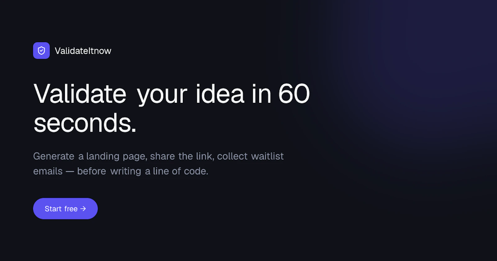 Validate your idea in 60 seconds screenshot 2