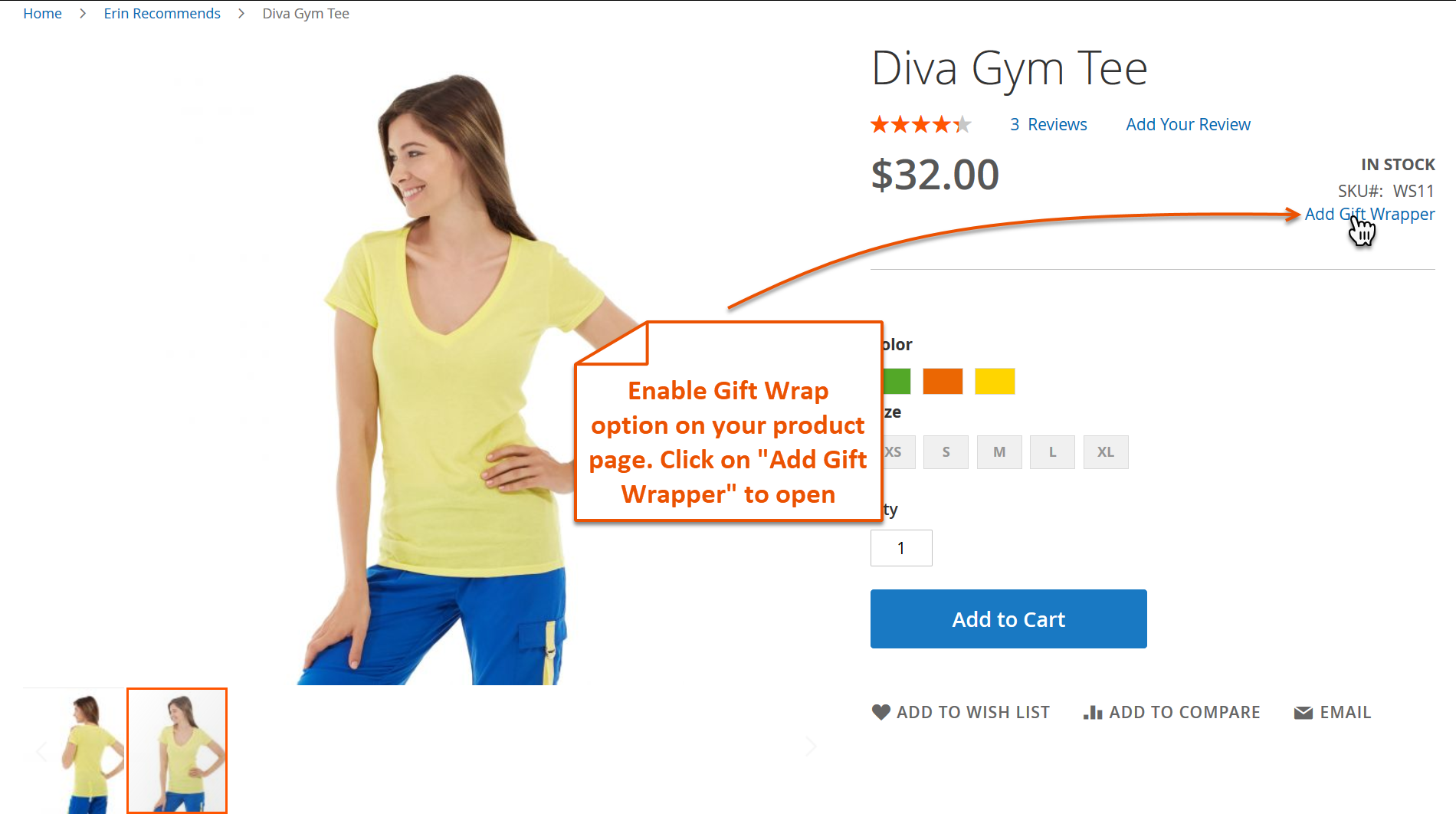 Gift Wrap for Magento 2