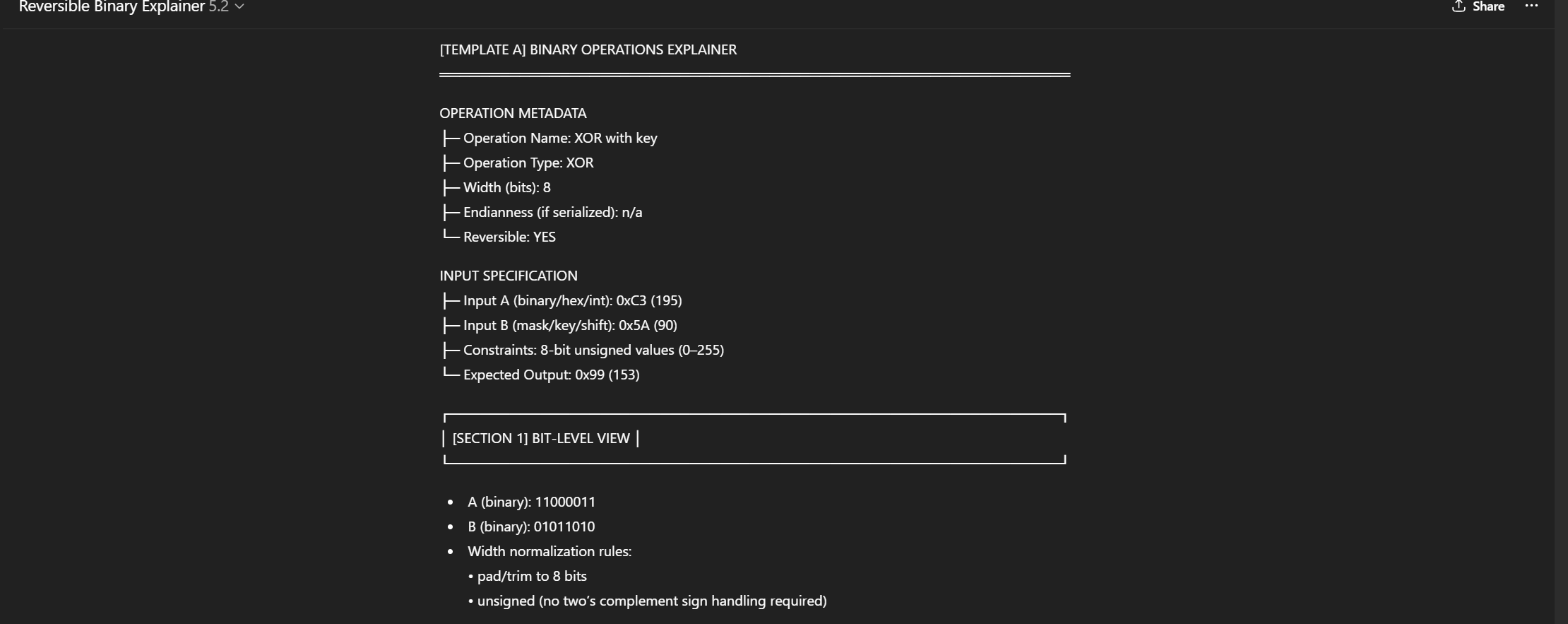 Reversible Binary Explainer V2 gallery image