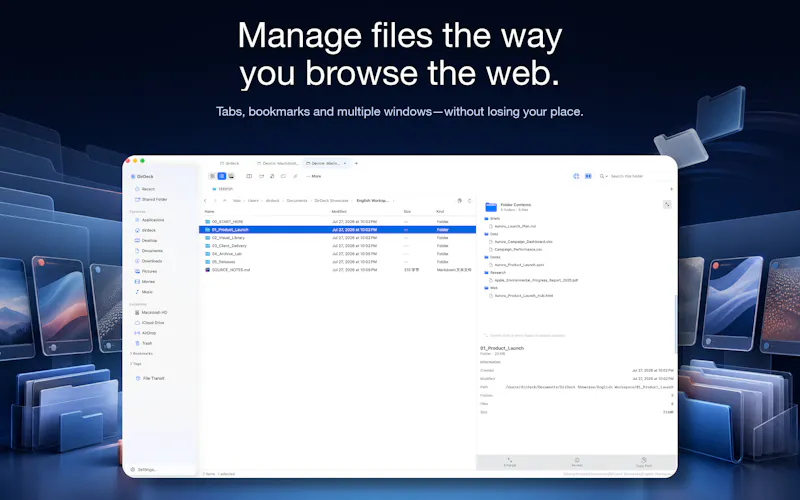 DirDeck screenshot 1