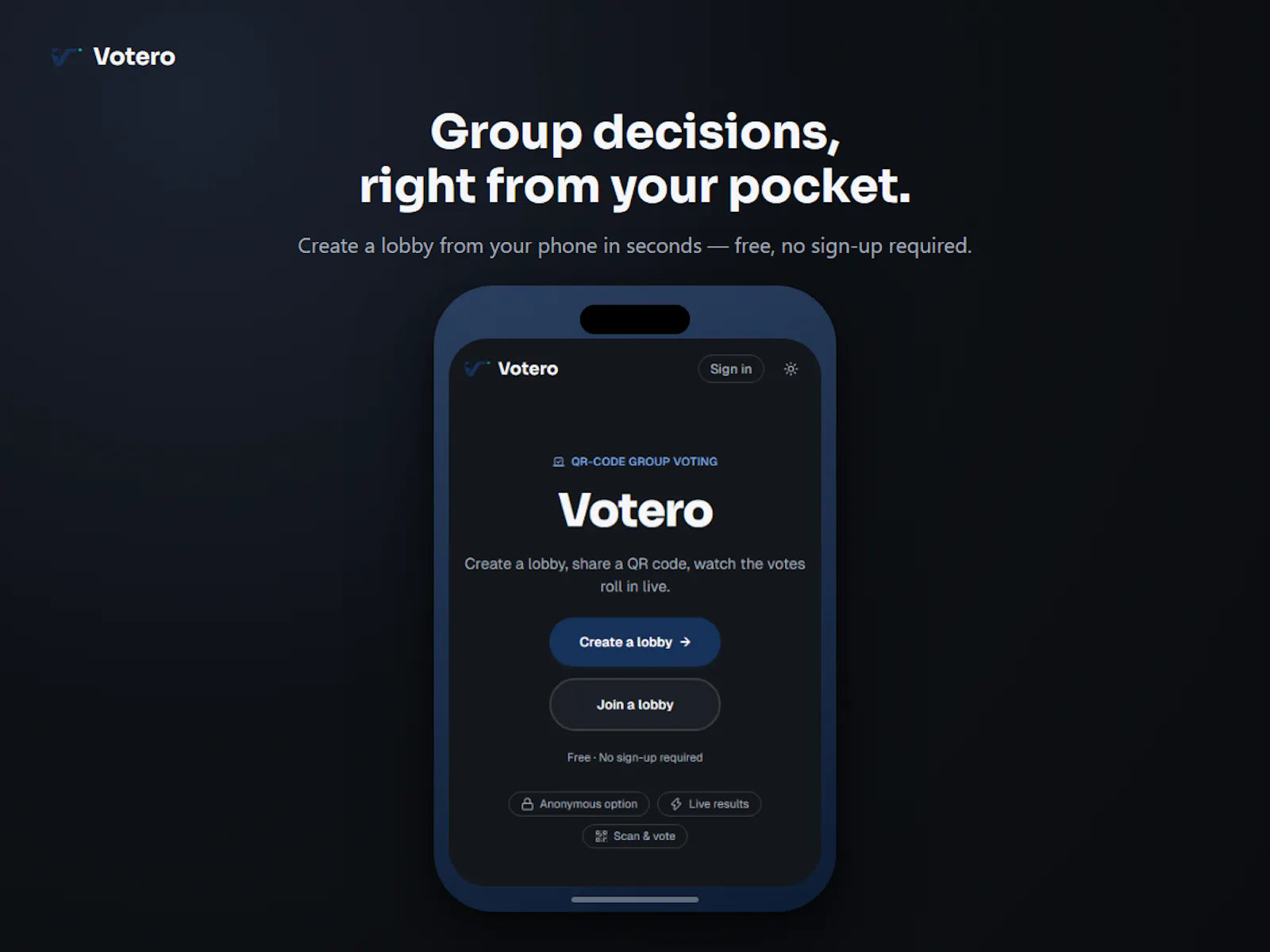Votero screenshot 3