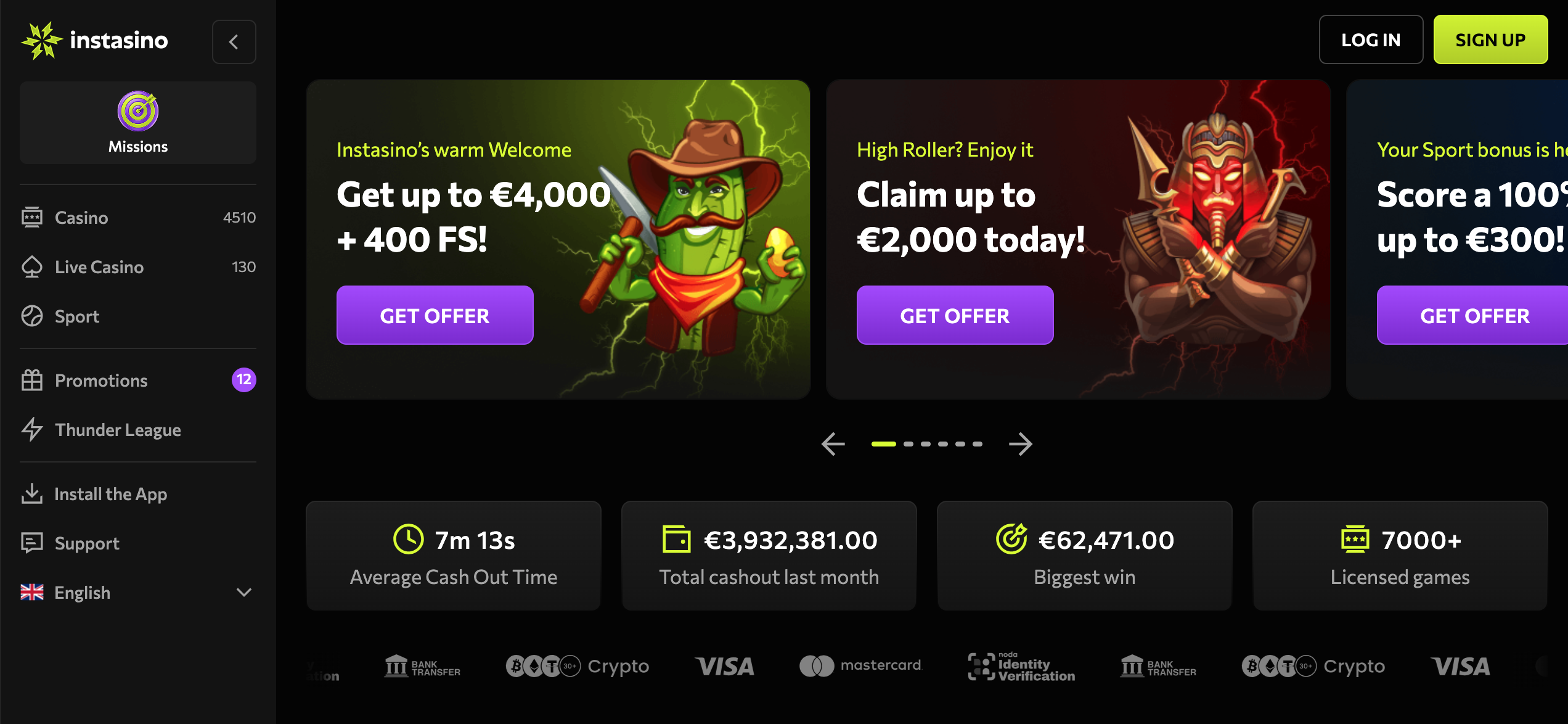 Instasino gallery image