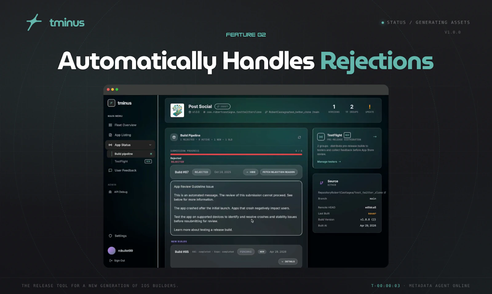 Tminus screenshot 4