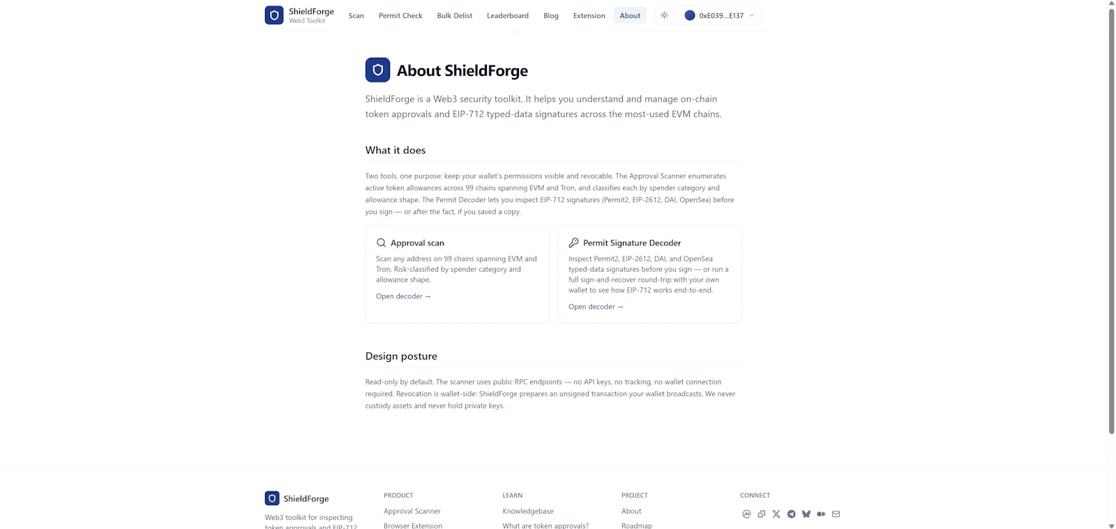 ShieldForge - Web3 Wallet Security Tools screenshot 4
