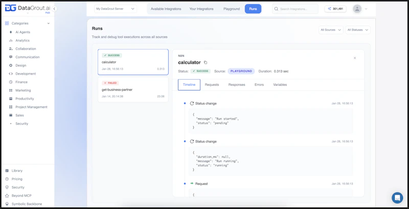 DataGrout  screenshot 2