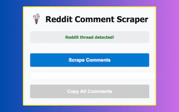 Reddit Comment Scraper gallery image