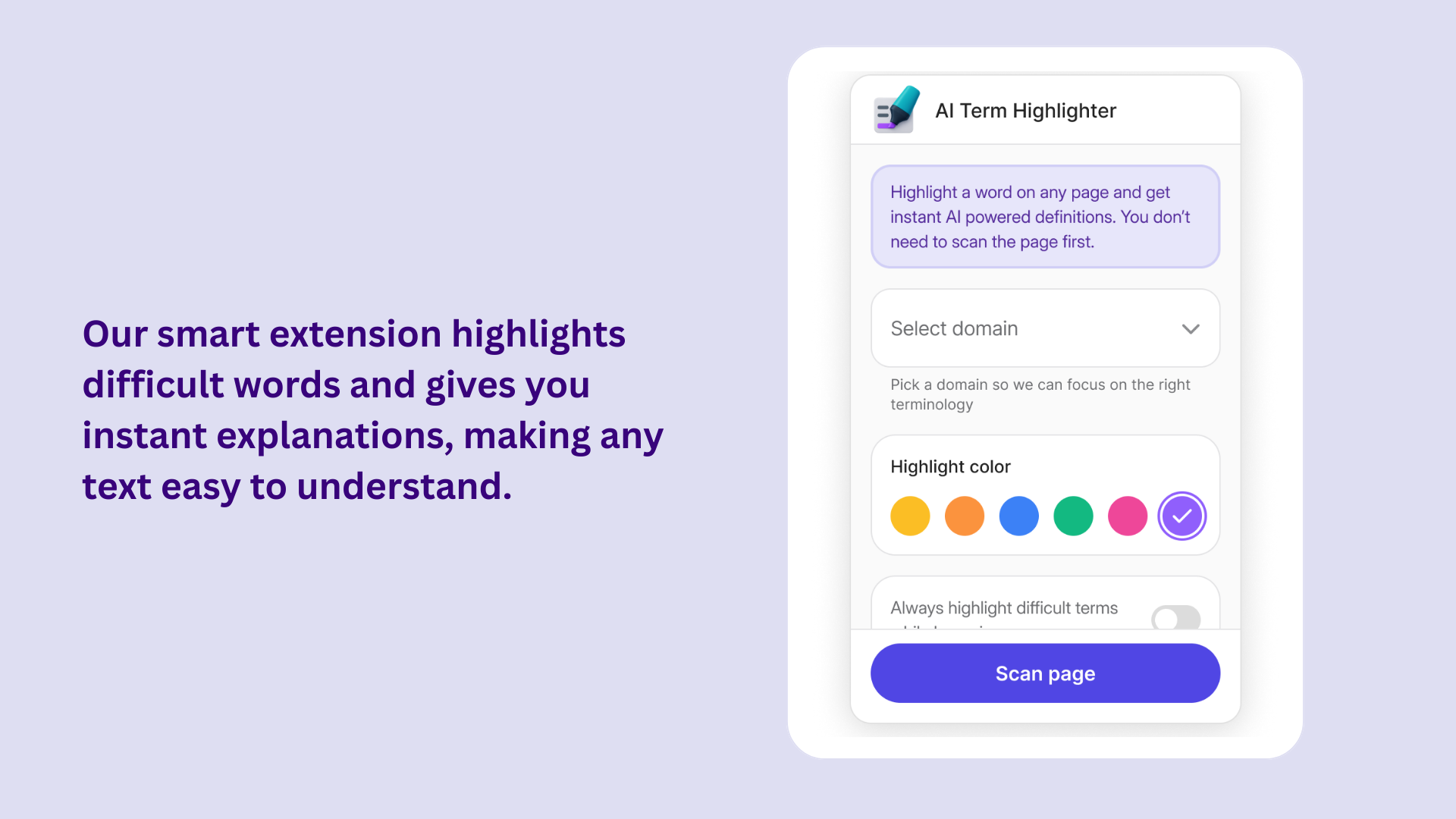 Mídia 2 de Marcador de termo ai - Simplifique sua web com insights de termo a IA