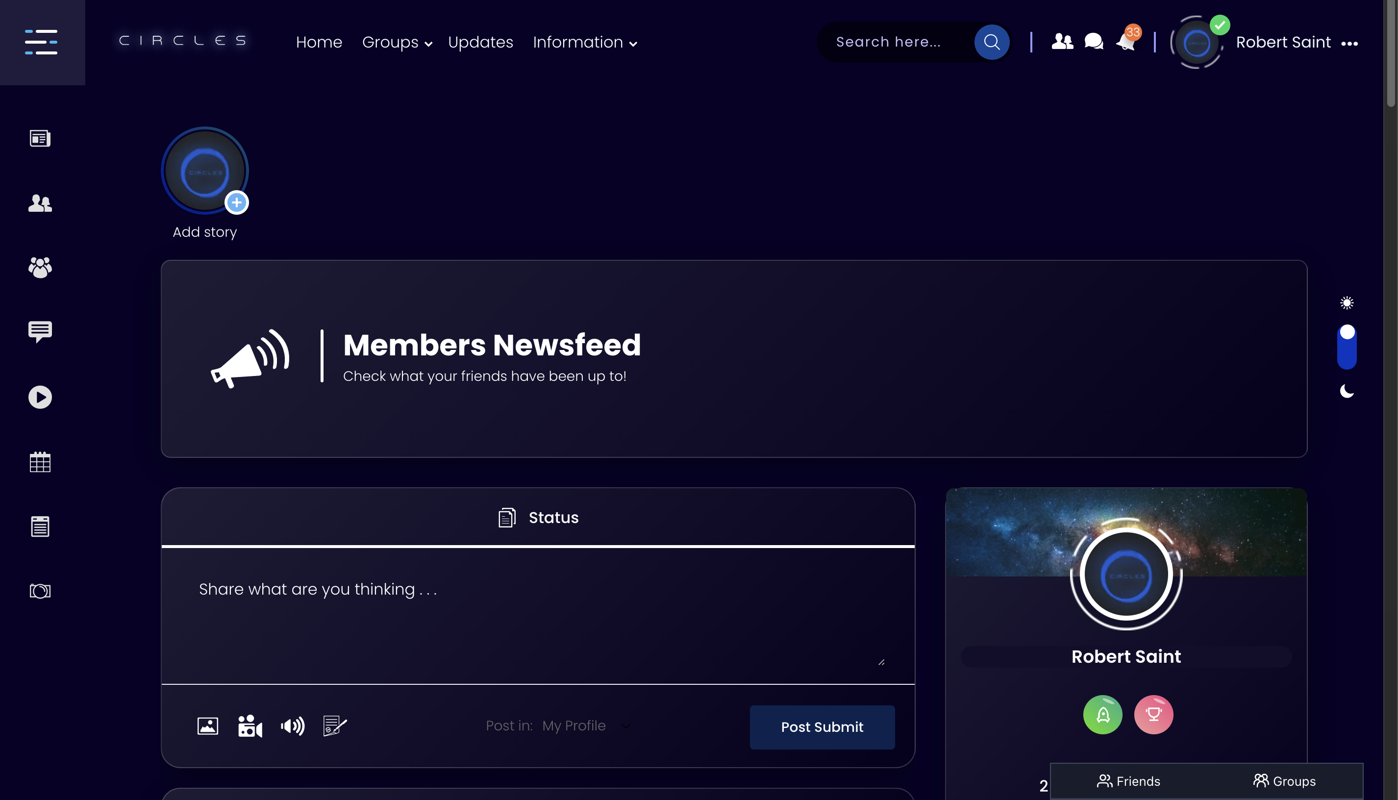 Circles Social Network - Launch your brand inside a gamified event space media 2