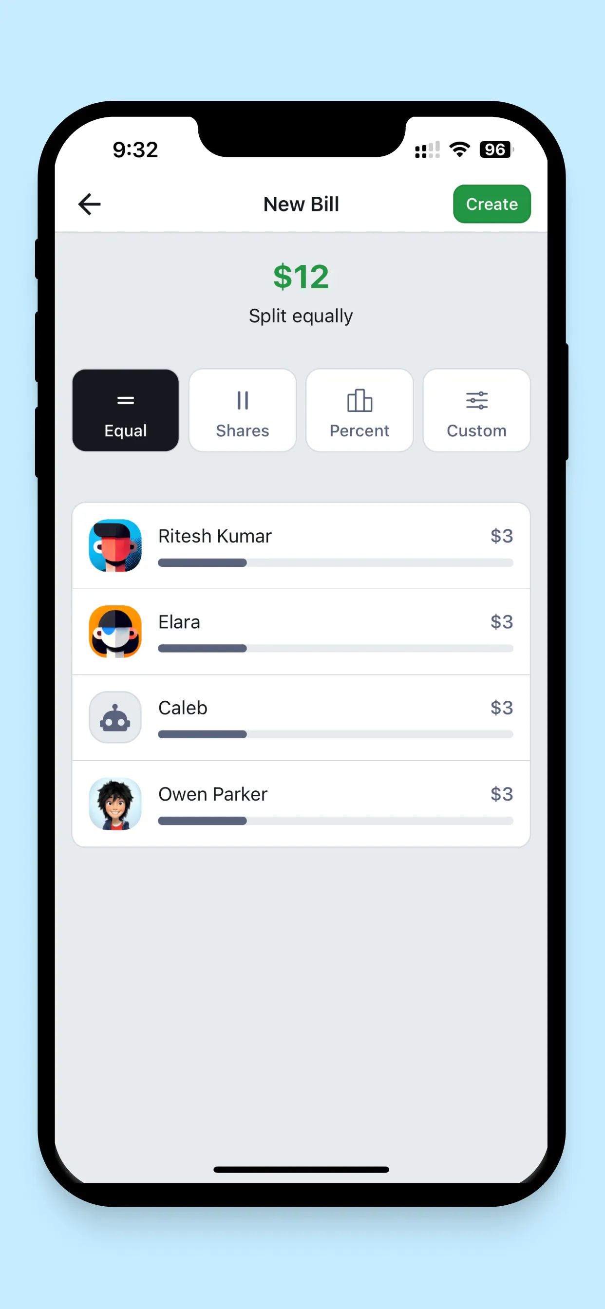 Bill Split - Money Splitting App gallery image