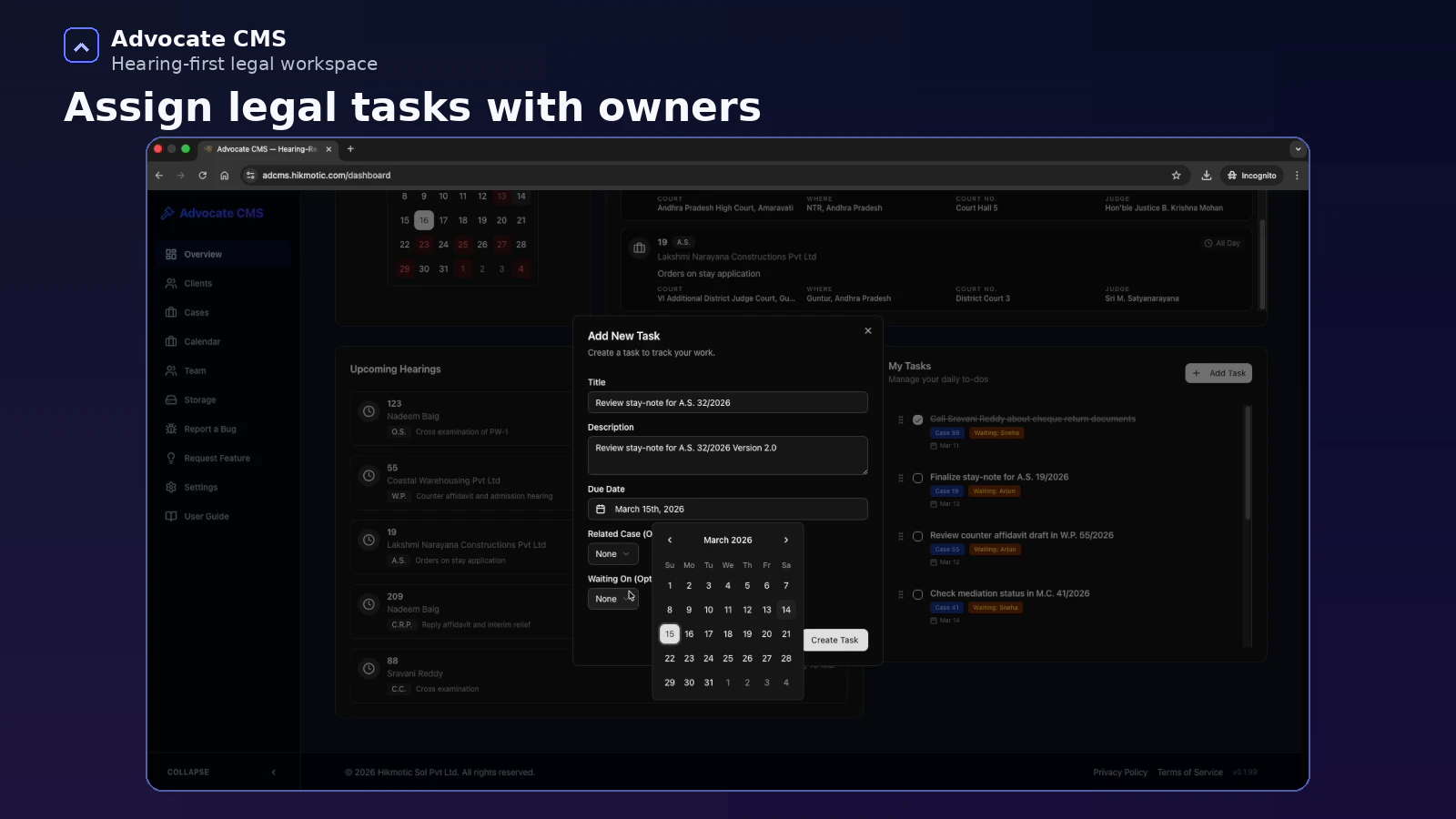Advocate CMS screenshot 7